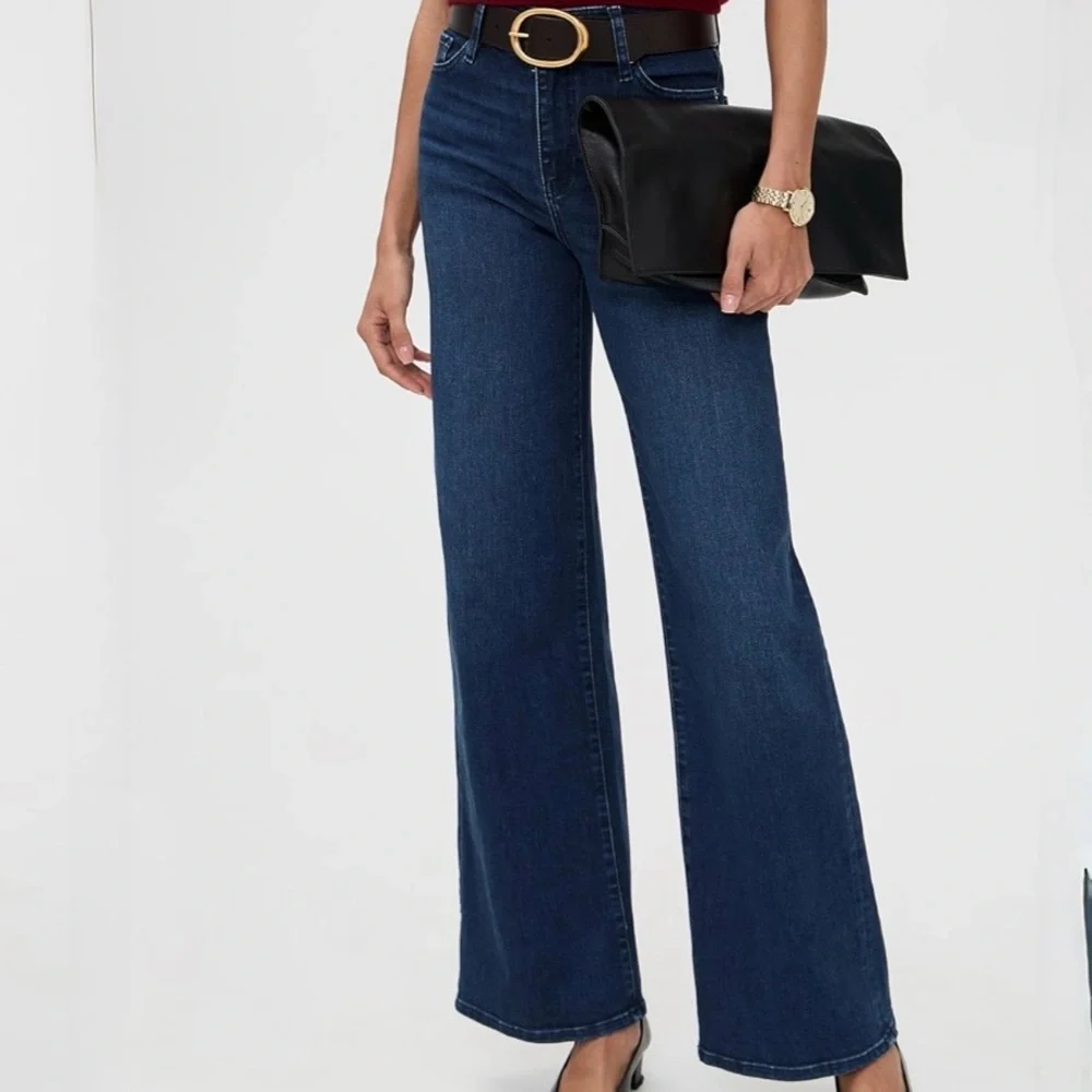 Frame Le Slim Palazzo Blue Jeans size 25 - Picture 1 of 13
